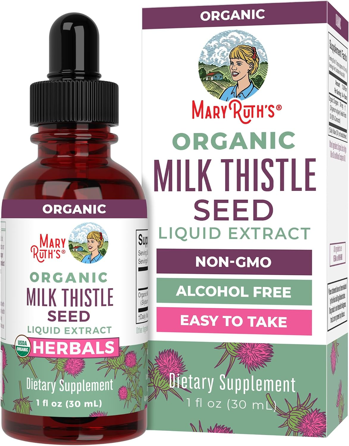 Organic Milk Thistle Seed Liquid Extract - 1190 mg extract Organic Milk Thistle Seed Liquid Extract - 1190 mg extract